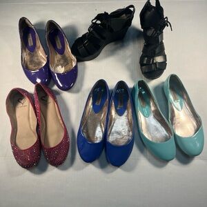 Lot of 5 Steve Madden Slip on and Wedge Shoes Size 9 and 8